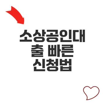 소상공인대출신청방법으로 빠르게 지원받기